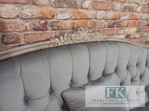*FRANCUSKI KPL. SOFA + 2 FOTELE antyczne drewno plusz *FRANCUSKI KPL. SOFA + 2 FOTELE antyczne drewno plusz