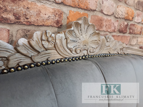 *FRANCUSKI KPL. SOFA + 2 FOTELE antyczne drewno plusz *FRANCUSKI KPL. SOFA + 2 FOTELE antyczne drewno plusz