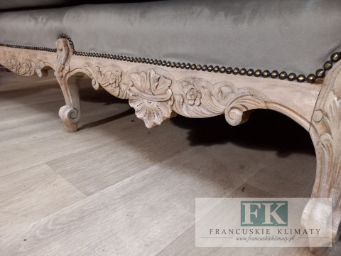 *FRANCUSKI KPL. SOFA + 2 FOTELE antyczne drewno plusz *FRANCUSKI KPL. SOFA + 2 FOTELE antyczne drewno plusz