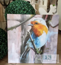 OBRAZ NA PŁÓTNIE PTASZEK 60/60