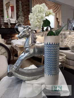 cudo WAZON CERAMICZNY wys. 35 cm mozaika granat
