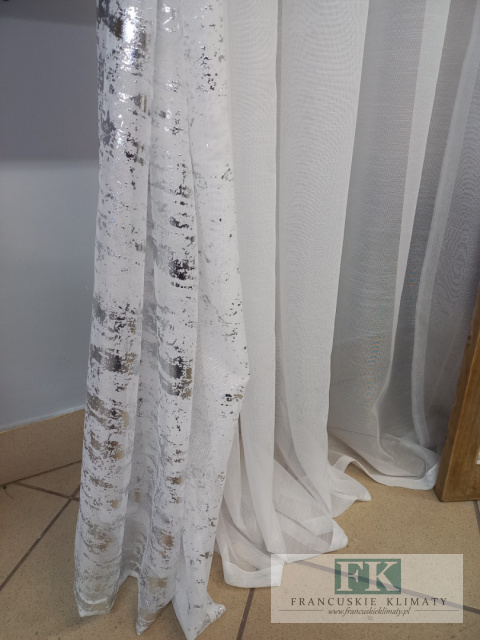 CUDO ! KPL FIRANA GLAM SREBRNY BŁYSK 600/250