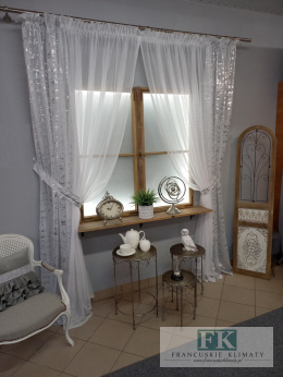 CUDO ! KPL FIRANA GLAM SREBRNY BŁYSK 600/250