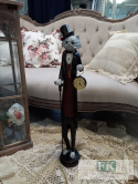 CUDOWNA FIGURA KOT - ZEGAR 64 CM CUDOWNA FIGURA KOT - ZEGAR 64 CM