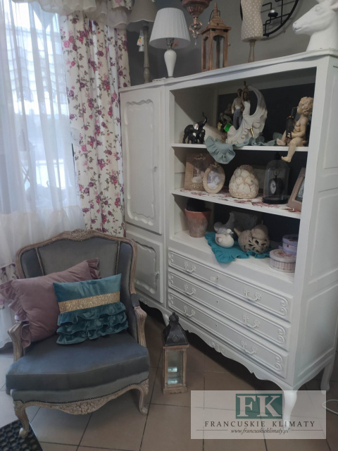 FRANCUSKI REGAŁ / BIBLIOTEKA LITE DREWNO 179 CM FRANCUSKI REGAŁ / BIBLIOTEKA LITE DREWNO 179 CM
