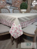 PROMOCJA ! OBRUS 150X350 natura kwiaty koronka len PROMOCJA ! OBRUS 150X350 natura kwiaty koronka len