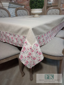 PROMOCJA ! OBRUS 150X350 natura kwiaty koronka len PROMOCJA ! OBRUS 150X350 natura kwiaty koronka len