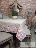 PROMOCJA ! OBRUS 150X350 natura kwiaty koronka len PROMOCJA ! OBRUS 150X350 natura kwiaty koronka len