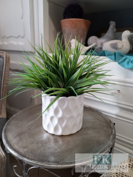 OSŁONKA DONICA CERAMICZNA 14CM W STYLU PROWANSALSKIM,SHABBY