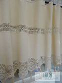 ZAZDROSTKA SZYDEŁKOWA SZELKI 80X150 KREMOWA WYRÓB RĘCZNY FRĘDZLE BAWEŁNA ZAZDROSTKA SZYDEŁKOWA SZELKI 80X150 KREMOWA WYRÓB RĘCZNY FRĘDZLE BAWEŁNA