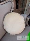 EKSLUZYWNA PODUSZKA 40 CM KREM, PLISOWANA VELVET WELWET STYL FRANCUSKI EKSLUZYWNA PODUSZKA 40 CM KREM, PLISOWANA VELVET WELWET STYL FRANCUSKI