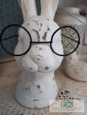 FIGURA KRÓLIK ZAJĄC 27CM OKULARY FIGURA KRÓLIK ZAJĄC 27CM OKULARY