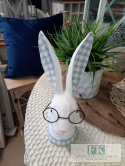 FIGURA KRÓLIK ZAJĄC 28 CM OKULARY FIGURA KRÓLIK ZAJĄC 28 CM OKULARY