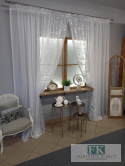 FIRANA , FIRANKA MARKIZETA SREBRO BŁYSK 600/250 GLAMOUR LOFT FIRANA , FIRANKA MARKIZETA SREBRO BŁYSK 600/250 GLAMOUR LOFT