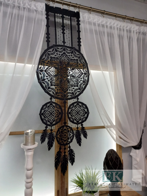 KPL. FIRANA PODWIĄZYWANA + ŁAPACZ SNÓW PANEL wys: 160 LOFT, BOHO KPL. FIRANA PODWIĄZYWANA + ŁAPACZ SNÓW PANEL wys: 160 LOFT, BOHO