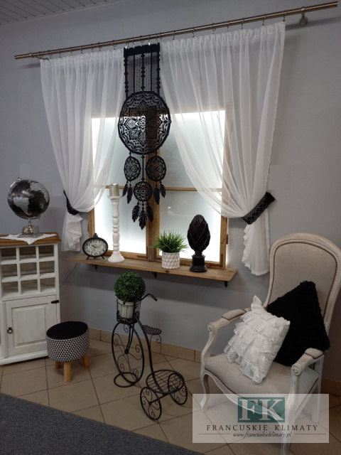 KPL. FIRANA PODWIĄZYWANA + ŁAPACZ SNÓW PANEL wys: 160 LOFT, BOHO KPL. FIRANA PODWIĄZYWANA + ŁAPACZ SNÓW PANEL wys: 160 LOFT, BOHO