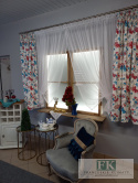KPL. FIRANA + ZASŁONY ,TIUL HAFTOWANY, TKANINA ZASŁONOWA MOTYLE 160 CM PROWANSJA, SHABBY CHIC KPL. FIRANA + ZASŁONY ,TIUL HAFTOWANY, TKANINA ZASŁONOWA MOTYLE 160 CM PROWANSJA, SHABBY CHIC