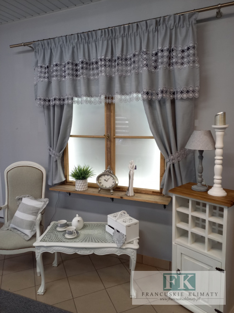 PRZEPIĘKNY KOMPLET SZARY, GIPIURA 160 cm PRZEPIĘKNY KOMPLET SZARY, GIPIURA 160 cm