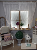 FIRANA PODWIĄZYWANA ANIA 160/420 , TIUL HAFT, SHABBY , VINTAGE , RETRO