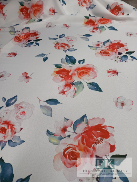 MATERIAŁ TKANINA KWIATY 140 szer KWIATY PROWANSJA , SHABBY MATERIAŁ TKANINA KWIATY 140 szer KWIATY PROWANSJA , SHABBY