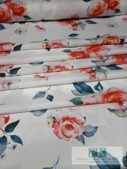 MATERIAŁ KWIATY 140 szer KWIATY PROWANSJA , SHABBY