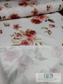 TKANINA MATERIAŁ KWIATY 145 szer KWIATY PROWANSJA , SHABBY TKANINA MATERIAŁ KWIATY 145 szer KWIATY PROWANSJA , SHABBY