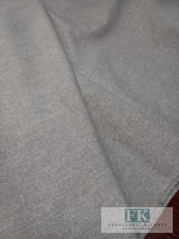TKANINA MATERIAŁ ZASŁONOWY , OBRUSOWY SZER 160 CM SZARY MELANŻ