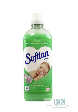 SOFTLAN ULTRA ZIELONY FRUCHLINGFRISCH 40 PŁUKAŃ DLA DZIECI UKLTRA ORYGINALNA CHEMIA NIEMIECKA , PŁYŃ DO PUKANIA TKANIN