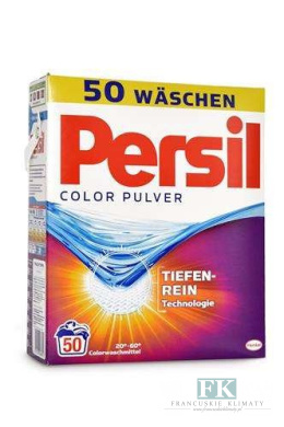 PERSIL 50 PRAŃ 3,25 KG COLOR PULVER PROSZEK DO TKANIN KOLOROWYCH CHEMIA NIEMIECKA