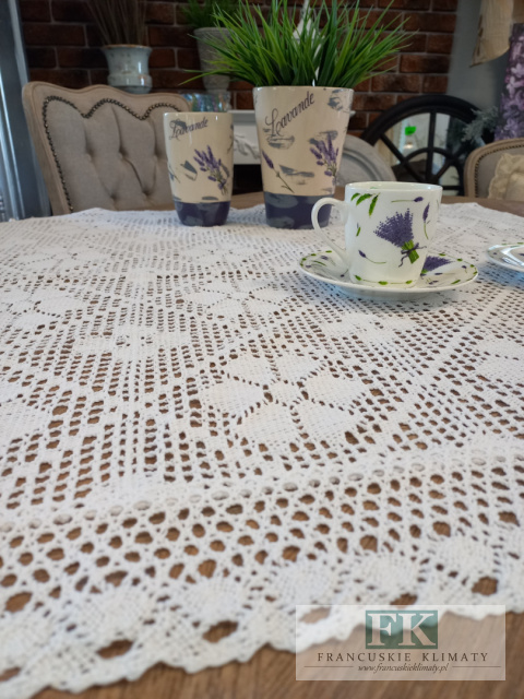 BIEŻNIK NICIANY , SZYDEŁKO 85/85 BIEL , BAWEŁNA tkany klockowo SZYDEŁKOWY BIEŻNIK NICIANY , SZYDEŁKO 85/85 BIEL , BAWEŁNA tkany klockowo SZYDEŁKOWY