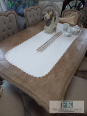 BIEŻNIK GIPIURA 120/ 50 CM BIEL PROWANSJA SHABBY CHIC VINTAGE BIEŻNIK GIPIURA 120/ 50 CM BIEL PROWANSJA SHABBY CHIC VINTAGE