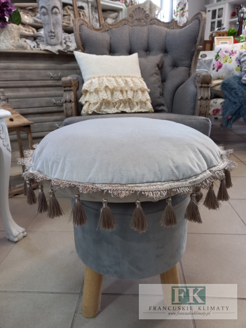 PODUSZKA frędzle fi 50 CM CAPPUCCINO, VELVET welwet chwosty PODUSZKA frędzle fi 50 CM CAPPUCCINO, VELVET welwet chwosty
