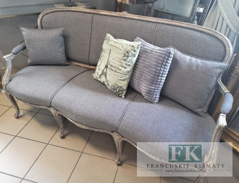 FRANCUSKA SOFA/kanapa dąb 3 elem. ANTYCZNE DREWNO FRANCUSKA SOFA/kanapa dąb 3 elem. ANTYCZNE DREWNO