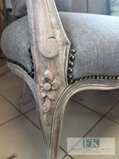 FRANCUSKA SOFA/kanapa dąb 3 elem. ANTYCZNE DREWNO FRANCUSKA SOFA/kanapa dąb 3 elem. ANTYCZNE DREWNO