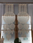 KPL. FIRANA PODWIĄZYWANA + 2 ŁAPACZE SNÓW PANEL KREM wys: 160 LOFT, BOHO KPL. FIRANA PODWIĄZYWANA + 2 ŁAPACZE SNÓW PANEL KREM wys: 160 LOFT, BOHO