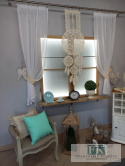 KPL. FIRANA PODWIĄZYWANA + ŁAPACZ SNÓW PANEL KREM wys: 160 LOFT, BOHO KPL. FIRANA PODWIĄZYWANA + ŁAPACZ SNÓW PANEL KREM wys: 160 LOFT, BOHO