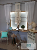 KPL. FIRANA PODWIĄZYWANA + ŁAPACZ SNÓW PANEL KREM wys: 160 LOFT, BOHO KPL. FIRANA PODWIĄZYWANA + ŁAPACZ SNÓW PANEL KREM wys: 160 LOFT, BOHO