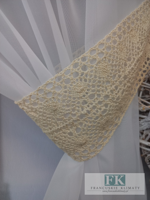 KPL. FIRANA PODWIĄZYWANA + ŁAPACZ SNÓW PANEL KREM wys: 160 LOFT, BOHO KPL. FIRANA PODWIĄZYWANA + ŁAPACZ SNÓW PANEL KREM wys: 160 LOFT, BOHO