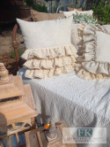 PODUSZKA (poszewka i wkład) NATURA 3 DEKORACYJNE FALBANY KORONKA ,PROWANSJA, SHABBY,CHIC PODUSZKA (poszewka i wkład) NATURA 3 DEKORACYJNE FALBANY KORONKA ,PROWANSJA, SHABBY,CHIC