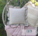 POSZEWKA 50x50cm beż ( na jaśka 40 x 40cm ) FALBANY KORONKA STYL FRANCUSKI SIELANKA VITANGE RETRO POSZEWKA 50x50cm beż ( na jaśka 40 x 40cm ) FALBANY KORONKA STYL FRANCUSKI SIELANKA VITANGE RETRO