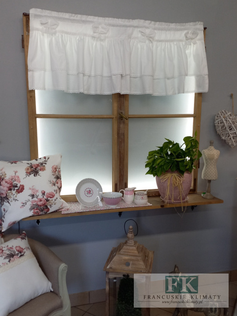 ZAZDROSTKA SZYTA KOKARDKA BIEL 100CM , WYS 45 CM SHABBY , BAWEŁNA 100% ZAZDROSTKA SZYTA KOKARDKA BIEL 100CM , WYS 45 CM SHABBY , BAWEŁNA 100%