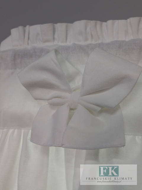 ZAZDROSTKA SZYTA KOKARDKA BIEL 100CM , WYS 45 CM SHABBY , BAWEŁNA 100% ZAZDROSTKA SZYTA KOKARDKA BIEL 100CM , WYS 45 CM SHABBY , BAWEŁNA 100%