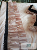 EKSKLUZYWNA POŚCIEL 160x200 FALBANY HANDMADE BAWEŁNA 100% FRANCJA PROWANSJA EKSKLUZYWNA POŚCIEL 160x200 FALBANY HANDMADE BAWEŁNA 100% FRANCJA PROWANSJA