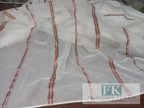 MATERIAŁ TKANINA WOAL PASY PIONOWE WYS 290 CM , LOFT MATERIAŁ TKANINA WOAL PASY PIONOWE WYS 290 CM , LOFT
