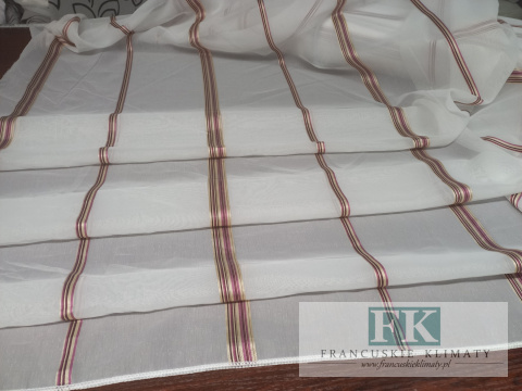 MATERIAŁ TKANINA WOAL PASY PIONOWE WYS 290 CM , LOFT MATERIAŁ TKANINA WOAL PASY PIONOWE WYS 290 CM , LOFT
