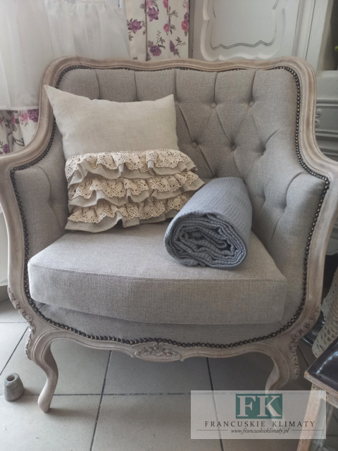 PLED, NARZUTA, SZARY ,AŻUR 150/200 CM PROWANSJA SHABBY PLED, NARZUTA, SZARY ,AŻUR 150/200 CM PROWANSJA SHABBY