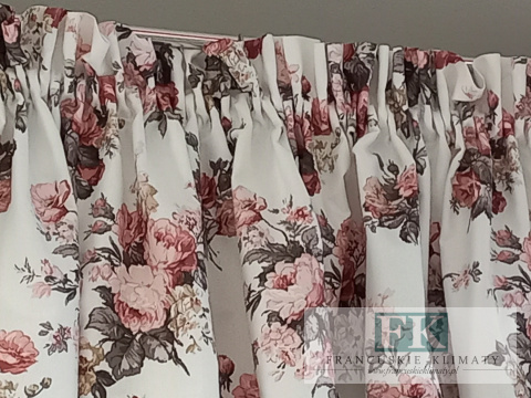 LAMBREKIN ŁUK KWIATY 500/70 PROWANSJA RETRO , SHABBY LAMBREKIN ŁUK KWIATY 500/70 PROWANSJA RETRO , SHABBY