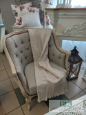 PLED 150X200 FRĘDZLE NARZUTA KOC BEŻOWY JODEŁKA BOHO PLED 150X200 FRĘDZLE NARZUTA KOC BEŻOWY JODEŁKA BOHO
