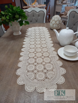 BIEŻNIK NICIANY , LICHWA SZYDEŁKO 35/110 BEŻ , BAWEŁNA
