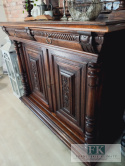 FRANCUSKI KREDENS 226cm dąb 150 lat unikat FRANCUSKI KREDENS 226cm dąb 150 lat unikat